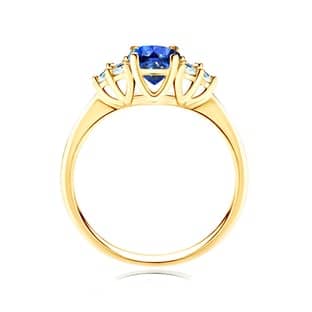 Sapphire Rings: Yellow Gold Rings