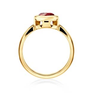 Ruby Engagement Rings: Yellow Gold Ruby Engagement Rings: Yellow Gold