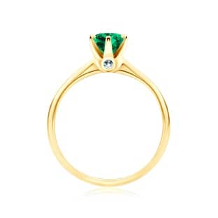 Emerald Rings: Solitaire Emerald Rings: Solitaire