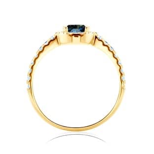 Blue Sapphire Rings: Yellow Gold Blue Sapphire Rings: Yellow Gold