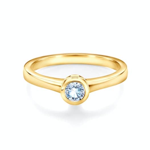 Zásnubní prsten SAVICKI: zlatý, diamant