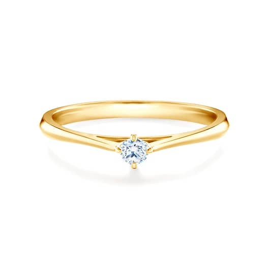 Zásnubní prsten The Light: zlatý, diamant