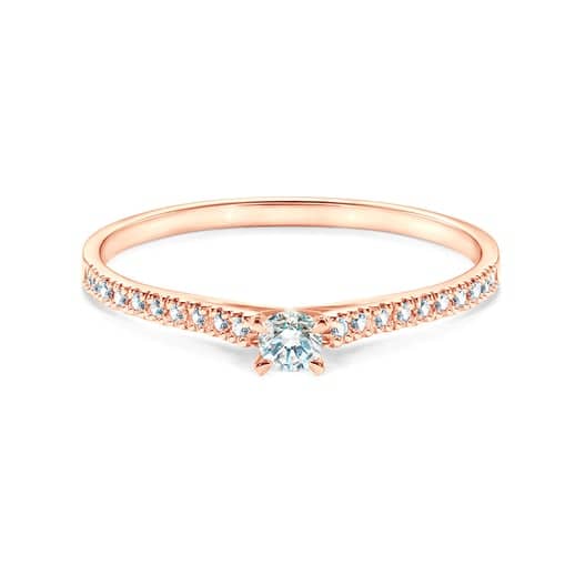 Zásnubní prsten Share Your Love: růžové zlato, diamant