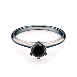 Pierścionki z czarnym diamentem Pierścionki z czarnym diamentem