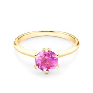 Pierścionki z różowym szafirem Pierścionki z różowym szafirem