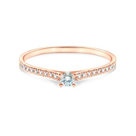 Pierścionek zaręczynowy Share Your Love: różowe złoto, diament